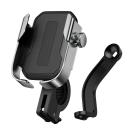 Baseus Armor Phone Holder For motorcycle/bicycle/scooter (Silver)