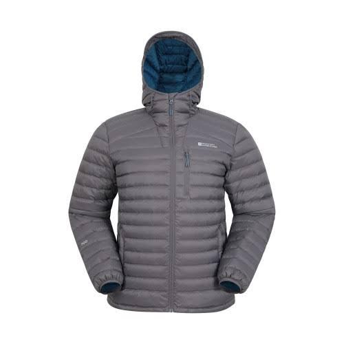 Mountain Warehouse Mens Henry II Extreme Down Filled Padded Jacket Charcoal 3XL