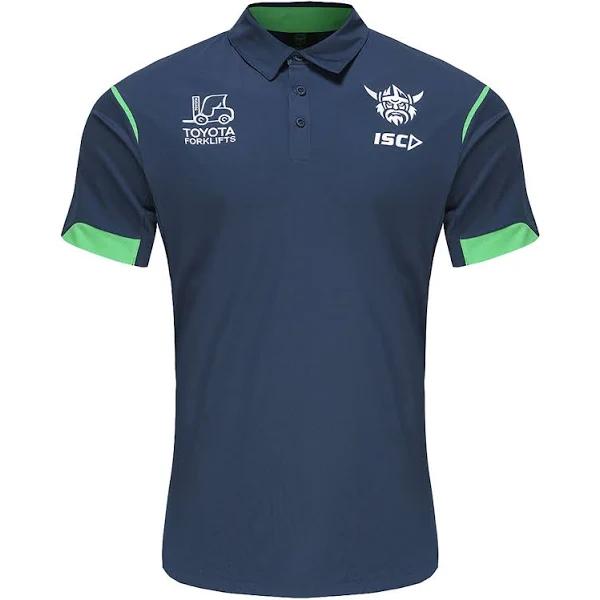 NRL 2024 Polo - Canberra Raiders - Navy - Adult - Mens - Shirt