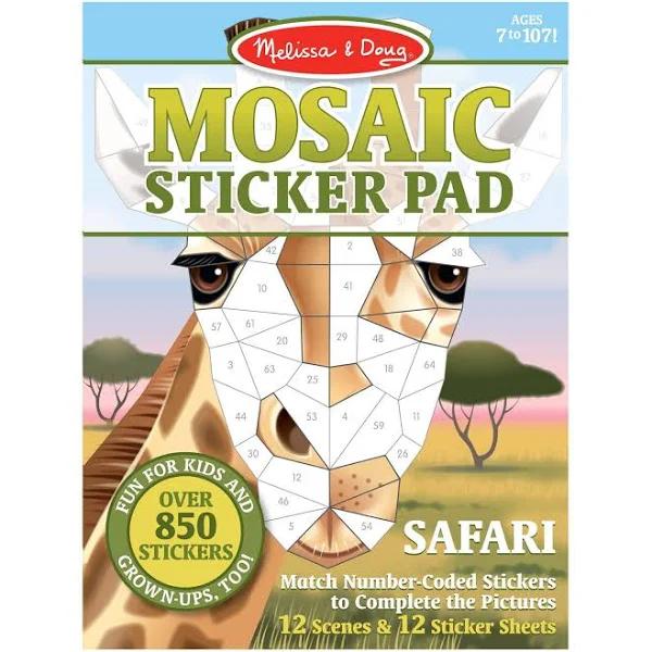 Melissa & Doug - Mosaic Sticker Pad (Safari)