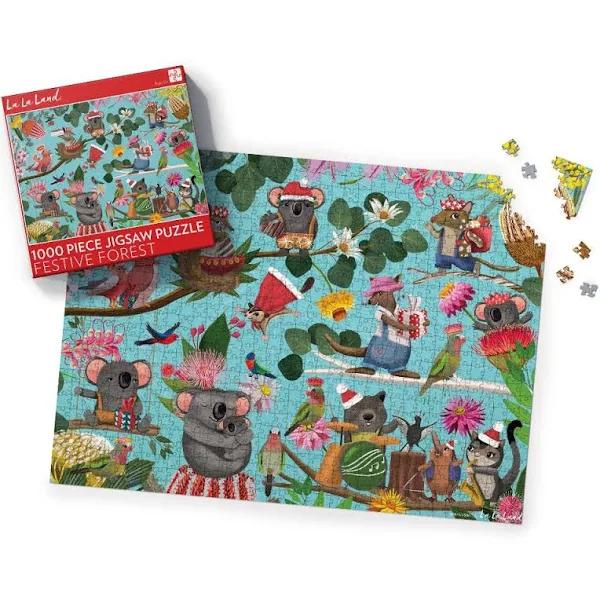 La La Land 1000 Piece Puzzle - Festive Forest