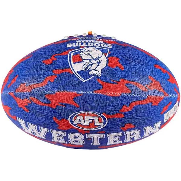 Western Bulldogs AFL Camo Football Size 5