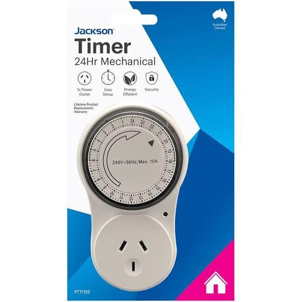 Jackson 24 Hour Timer | White