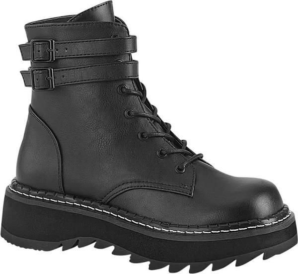 Demonia - Lilith 152 Black Vegan Leather - Boots