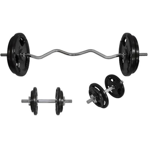 Total 73.5kg - 120cm Curl Bar Barbell Weight + 36cm Dumbell Bar Weight