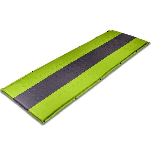 Bargene Self Inflating Mattress Sleeping Pad Mat Air Bed Camping Camp Hiking Joinable - Green