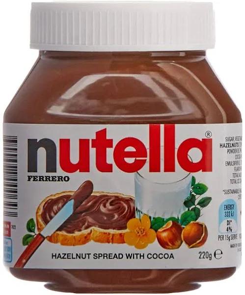 Nutella Chocolate Hazelnut Spread 220g