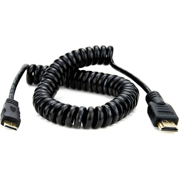 Atomos Coiled Mini HDMI to Full HDMI Cable (50cm-65cm)