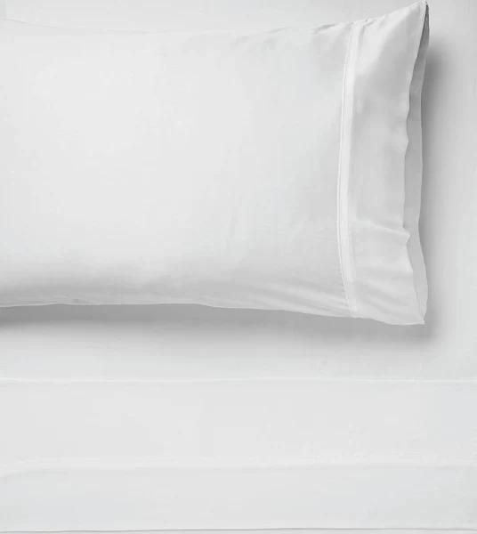 Linen House Tencel Sheet Set (White) - Super King