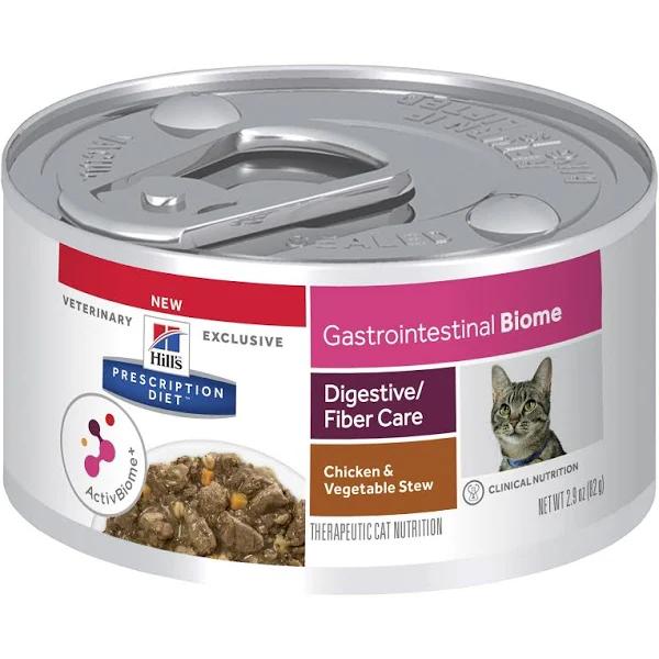 Hill's Prescription Diet Digestive Fibre Care Chicken & Vegetable Wet Cat Food 82g