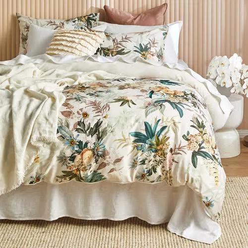 Lulani Quilt Cover Set by Linen House