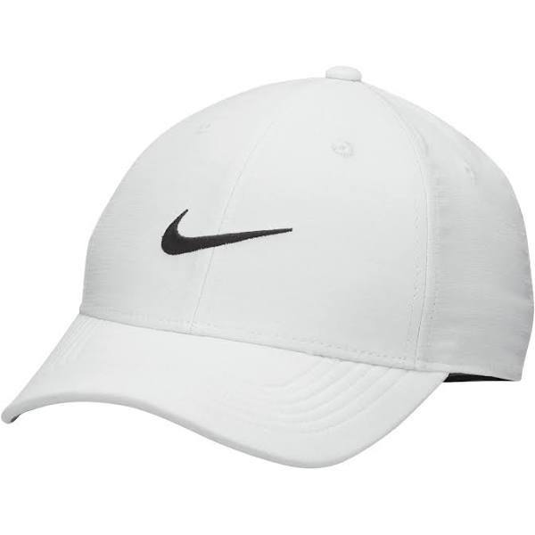 Nike Drifit Club Structured Aerobill Novelty Perf Hat - White/Photon Dust/Black - Size: M/L