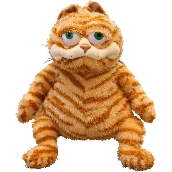 30cm Fat Orange Cat Plush,Fat Kitten Stuffed Animals Toy, Cute Garfield The Cat Plush Dolls Toy,lifelike Yellow Tabby Cat Kitty Toy, Cute Fat Cat