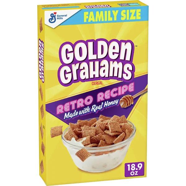 Golden Grahams, Breakfast Cereal, Graham Cracker Taste, Whole Grain, 1