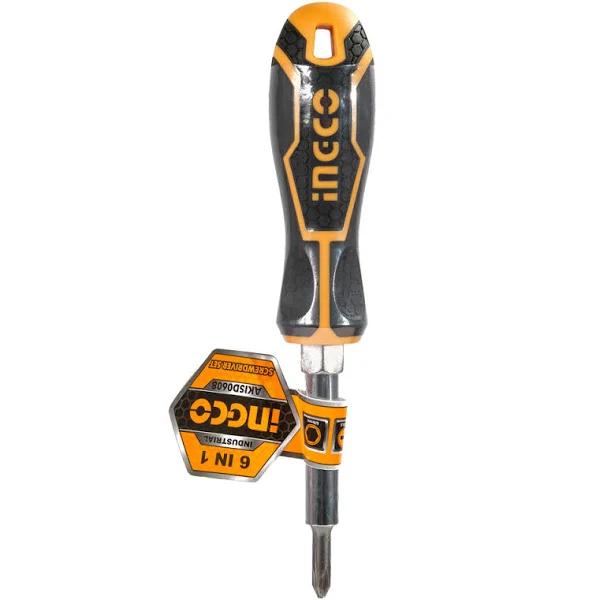 INGCO AKISD0608 6in1 Screwdriver Set