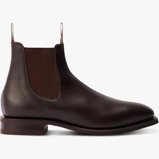 RM Williams Comfort Craftsman Chelsea Boots 4 Chestnut / Yearling