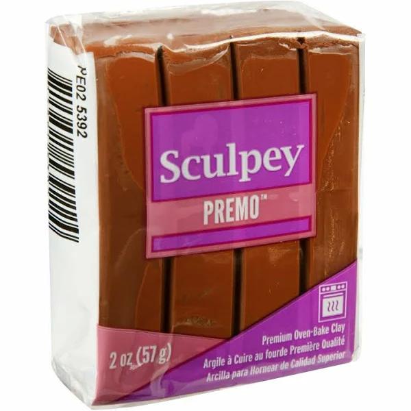 Premo Sculpey Polymer Clay 2oz - Raw Sienna