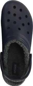 Crocs Unisex Classic Lined Clog - Navy / Charcoal