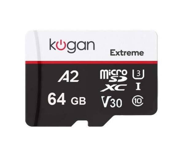 Kogan Extreme 64GB SDXC A2 V30 Micro SD Card