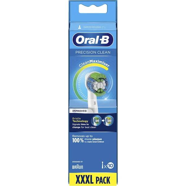 Oral-B Precision Clean 80339360 Toothbrush Head 10 pc(s) Blue, White