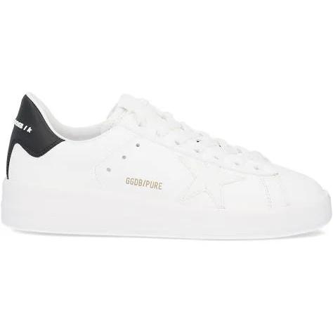 Golden Goose Pure-Star Sneakers 37 White,Black Leather