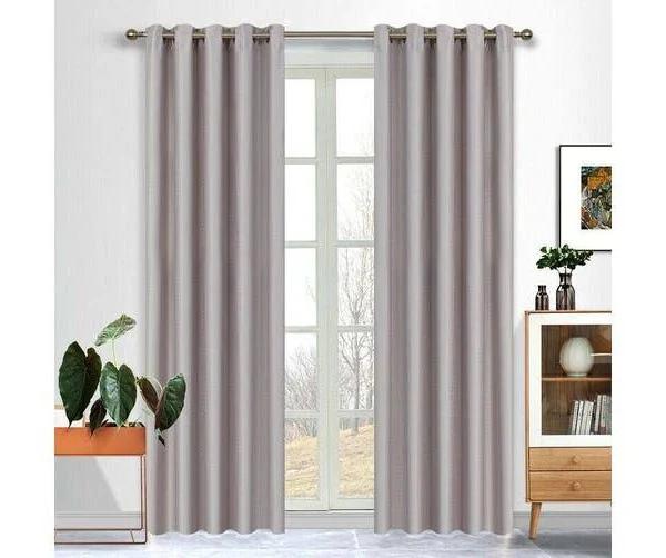 Sassi Eyelet Blockout Curtain Single 165cm Width x 220cm Drop