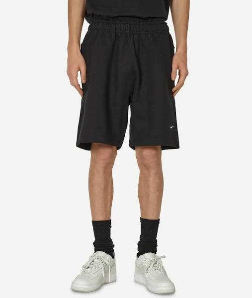 Nike Solo Swoosh Men's Fleece Shorts - Black