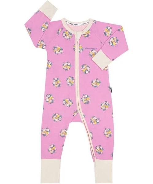 Bonds Zip Wondersuit - Blooming Petals Pink