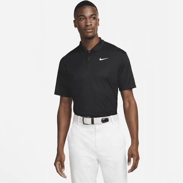 Nike Dri-FIT Victory Men's Golf Polo - 50% Recycled Polyester - Black