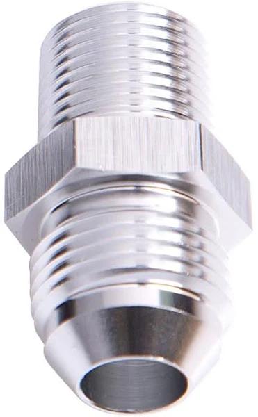 Aeroflow AF816-16-20S Male Flare -16AN to 1-1/4" NPT Silver Adapter