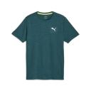 Puma Run Favourite Heather Running Tee. Mens. Malachite Heather M