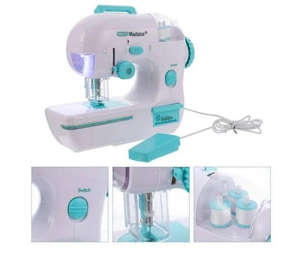 Small Sewing Machine Kit Kids Introduction Basics Toy Electric Gift Brain Child