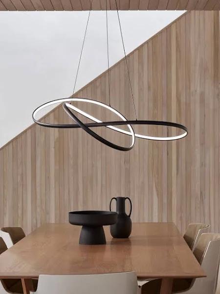 Orbit LED Colour-Shifting Pendant in Black