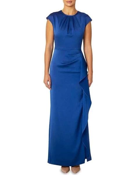 Anthea Crawford Laveria Blue Gown in Royal, Size 8 AU