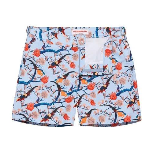 Setter - Light Island Sky Flight of Fantasy Shorter-Length Swim Shorts