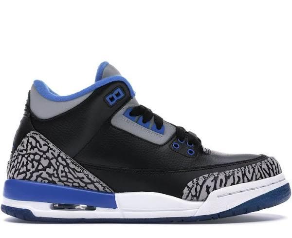 Air Jordan 3 Retro BG 'Sport Blue' Shoes - Size 6Y