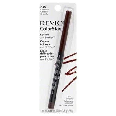 Revlon ColorStay Lipliner with SoftFlex, Chocolate 645, 0.01 Ounce