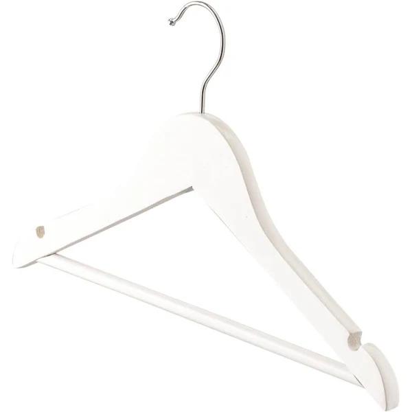 Kid's Wooden Hanger - by Harbour Housewares - White