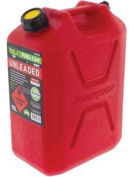 Hulk 4x4 Fast Flow Plastic Fuel Can 10L Unleaded Red (HU0653R)