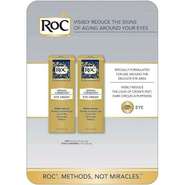 Roc Retinol Correxion Eye Cream 0.5 oz (Pack of 2)