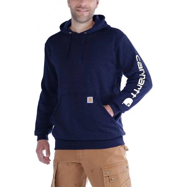 Carhartt Logo Hoodie Blue XS K288-472-XS