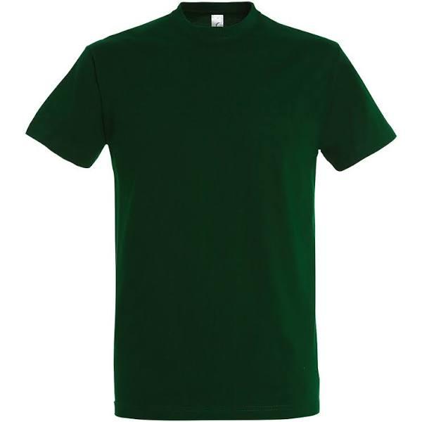 SOLS Mens Imperial Heavyweight Short Sleeve T-Shirt (Bottle Green) (XXL)