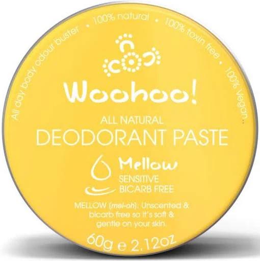 Woohoo Deodorant Paste Mellow (Sensitive) Tin 60g