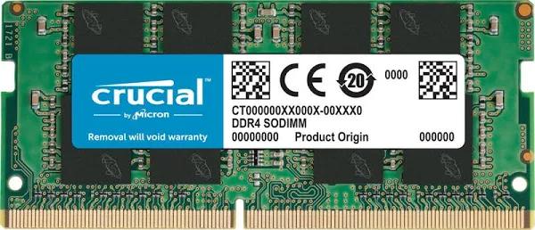 Crucial 16GB 2666MHz DDR4 SODIMM Unbuffered ECC