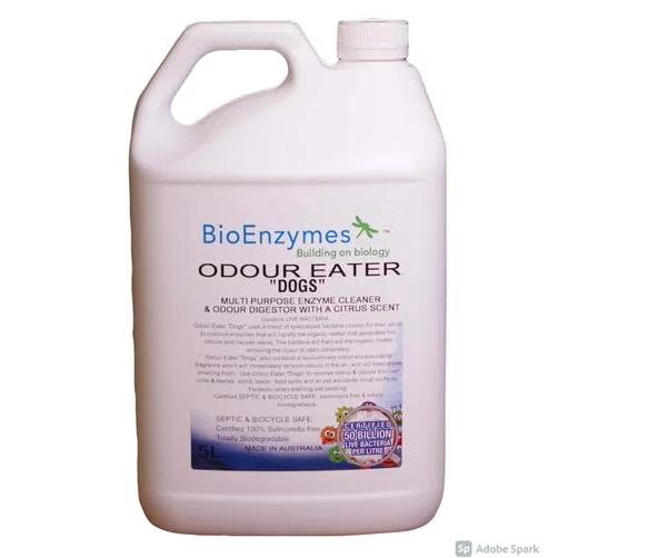 BioEnzymes Odour Eater Dogs Enzyme Multi Purpose Urine, Stain & Odour Remover Contains Live Bacteria 15Lt