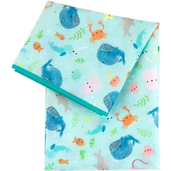 Bumkins Waterproof Splat Mat - Ocean Life