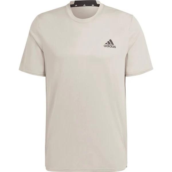 adidas-AEROREADY Designed For Movement Tee-Men-Wonder Beige-M