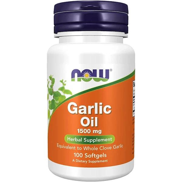 Now Foods Garlic Oil 1500 MG - 100 Softgels