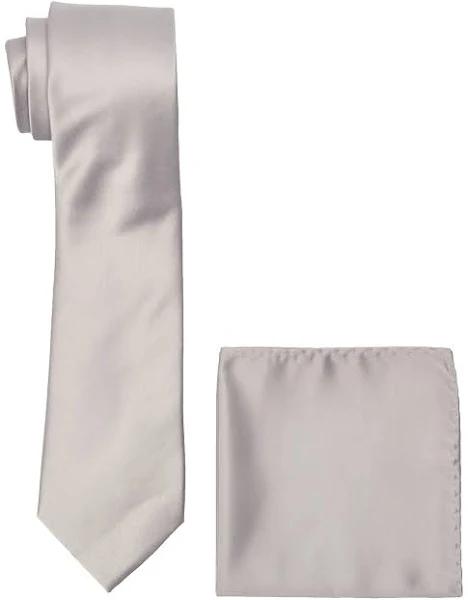 Stacy Adams Men's Satin Solid Tie Set