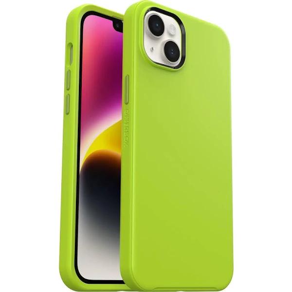 OtterBox Apple iPhone 14 Plus Symmetry Series+ Case For Magsafe - Lime All Yours - 77-89011